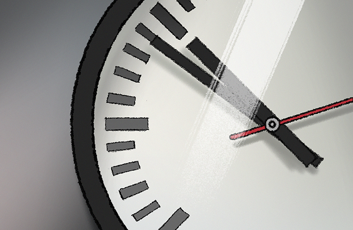 Close up of a clock